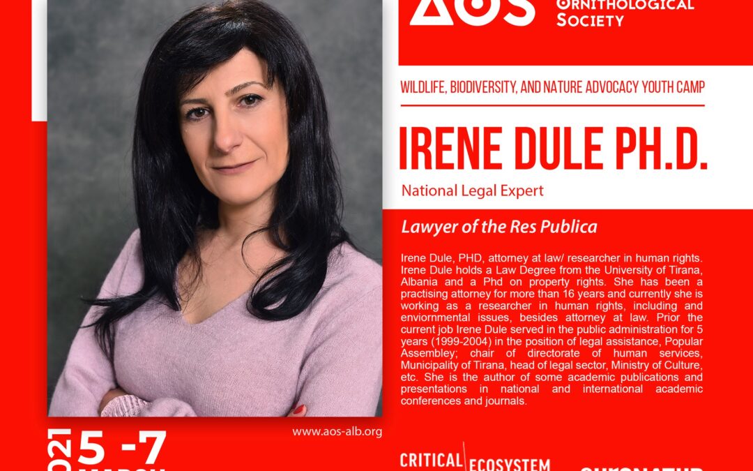 Irene Dule, trainer on the Wildlife, Biodiversity, and Nature Advocacy Youth Camp