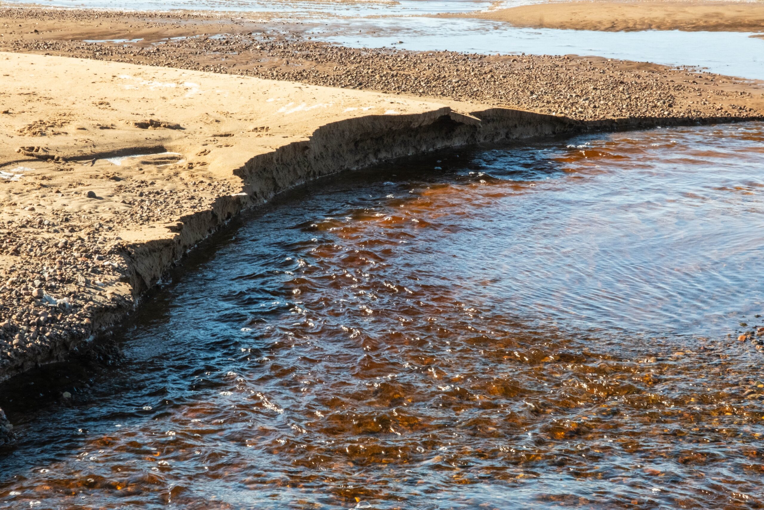 Coastal erosion captured a stark reminder of nature power and the environment fragility.